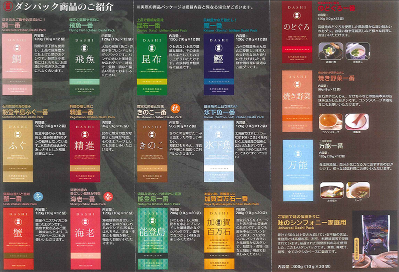 三幸食品一般主力商品ラインナップ